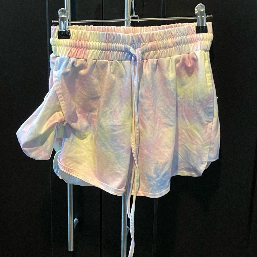 Tie dye shorts